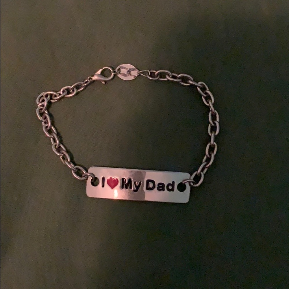 I ❤️ my dad bracelet